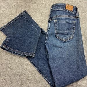American Eagle favorite boyfriend stretch jeans womens 00 short